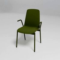 ULTI - Fabric chair with armrests -