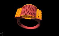 JEWELRY CAD DESING   JALI RING   | 3D