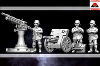 28mm WW1 Austro Hungarian Field Gun and AA Gun | 3D