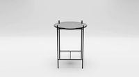 CHEAP MODELZ  Black marble caffee table
