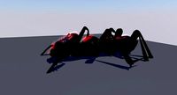 Fierce looking electronic ant