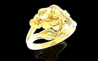 Flower ring  631 | 3D