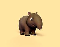Cute  Tapir | 3D