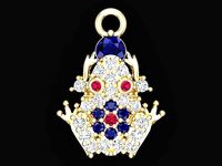 Toad pendant - Womens Pendants | 3D