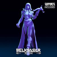 Vampire Hunter Girl Topless | 3D