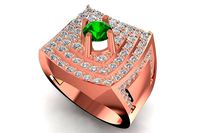 LUXURY DIAMOND RING FOR MEN 597 | 3D