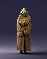 Woman Yoda 1101 3D Print Ready | 3D
