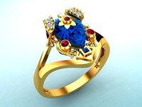 Toad Ring - Womens Rings | 3D