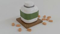 Medicine bottle 3D model