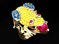 Toad Ring - Womens Rings | 3D