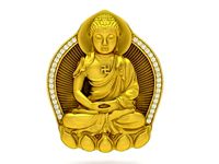 FENGSHUI BUDDHA PENDANT 431 | 3D
