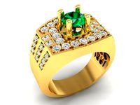 LUXURY DIAMOND RING FOR MEN 377 | 3D