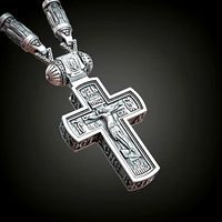 Cross Orthodox Saints Jesus cherub | 3D