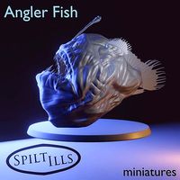 Angler Fish - 3D Sculpted Miniature | 3D