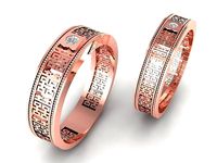 wedding ring 345 | 3D