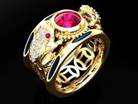 Toad Ring - Elephant ring | 3D