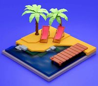 Isometric Beach