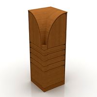 Bookcase 3D Model