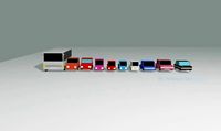 low poly cars