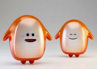 Orange mini cute creature