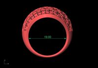 JEWELRY DESING  PATTERN RING  JALI | 3D