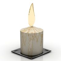 Candle 3D Model