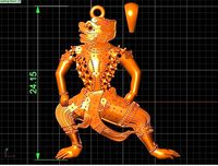 Khmer hanuman jewelry | 3D