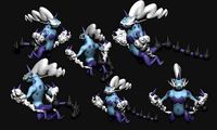 Pokemon - Thundurus Therian with cuts and as a whole | 3D