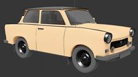 Trabant 601 low poly