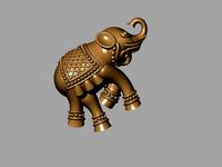 elephant hati  | 3D