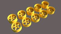 AWD Mini RC RIMS ADVAN GT 22MM | 3D