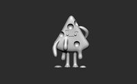 cute Melted cheess 3d model 3d printable | 3D