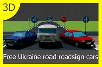 free Ukraine road roadsign cars
