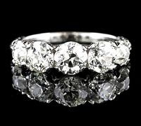 5 Stone Engagement Ring 3d Mdoel  | 3D
