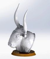 Bull  head rhyton Figure | 3D