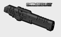 CHIBI-TECH SD - SRV-VII KINETIC RAILGUN | 3D
