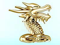 Dragon for jewelry - Dragon for ring - Dragon for pendant | 3D