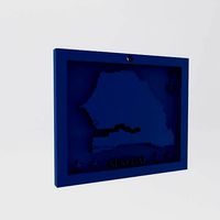 Senegal Map 3d Print Model | 3D