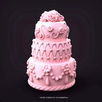 Celebration Cake | 3D
