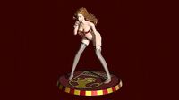 Hermione Magic Present Fan Art Pose 3 | 3D