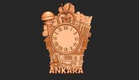 Ankara city Wall Clock | 3D