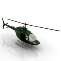 Helicopter 3D Model