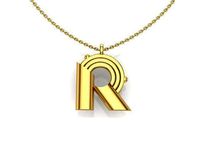 Louis Vuitton R letter | 3D