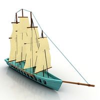 Ship 3D Model