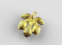 leaf pendant | 3D