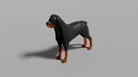 Cartoon Rottweiler