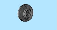 Rims RC car Lada Niva chassis WPLC for custom tires VLI5 | 3D