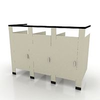 Stalls 3D Model
