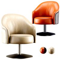 Amanda leather armchair