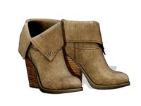 Folded Back Ankle Boots